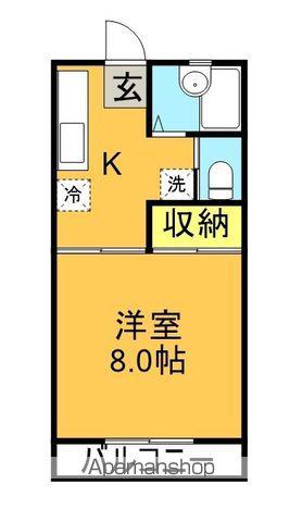 メゾンS(1K/1階)の間取り写真