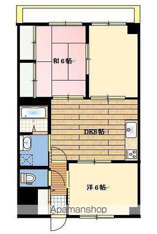 光ハイツ高屋パートⅡ(3DK/3階)の間取り写真