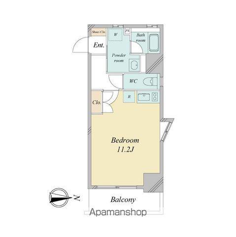 BSレジデンス栄(ワンルーム/4階)の間取り写真