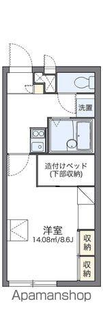 レオパレスくらのまち(1K/2階)の間取り写真