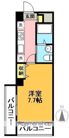 エクセル東松原(1K/3階)の間取り写真