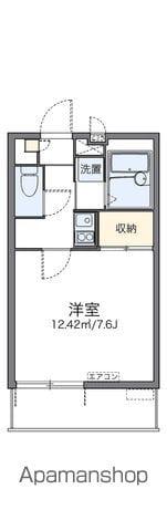 レオパレスレスト(1K/2階)の間取り写真