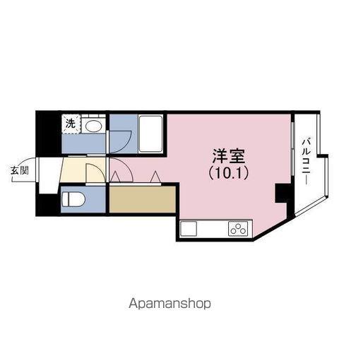 アルグラッド野田阪神(ワンルーム/4階)の間取り写真