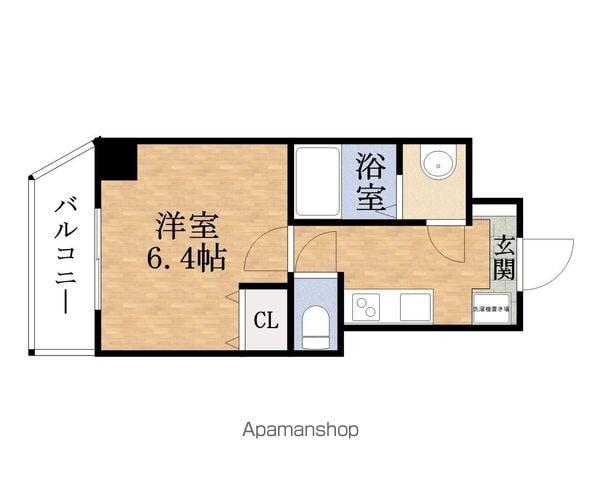 GRAN PACIFIC毛馬(1K/9階)の間取り写真