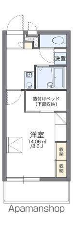 レオパレス赤間宮前(1K/1階)の間取り写真