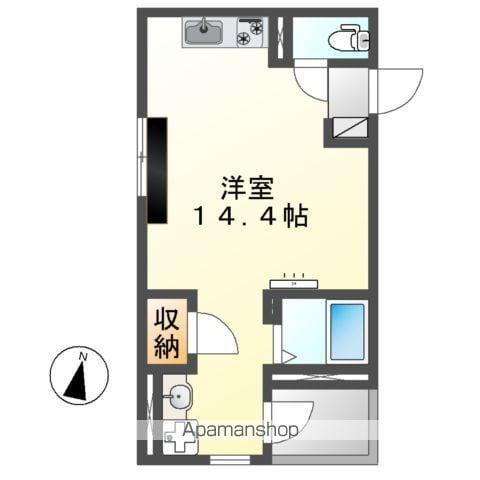 ピアチェ ヴォーレ(ワンルーム/1階)の間取り写真