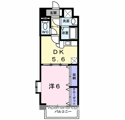 プレミール コノミ(1DK/8階)の間取り写真