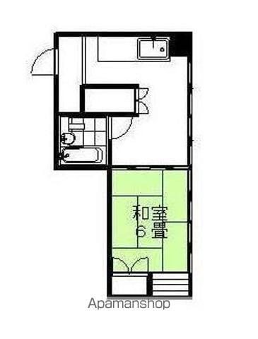 平野屋ビル(1K/4階)の間取り写真