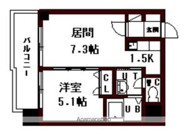 FRAN SEJOUR山鼻(1LDK/2階)の間取り写真