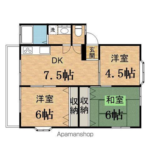 小林ハイツ(3DK/2階)の間取り写真