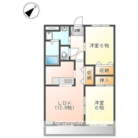 サンコーポ(2LDK/2階)の間取り写真