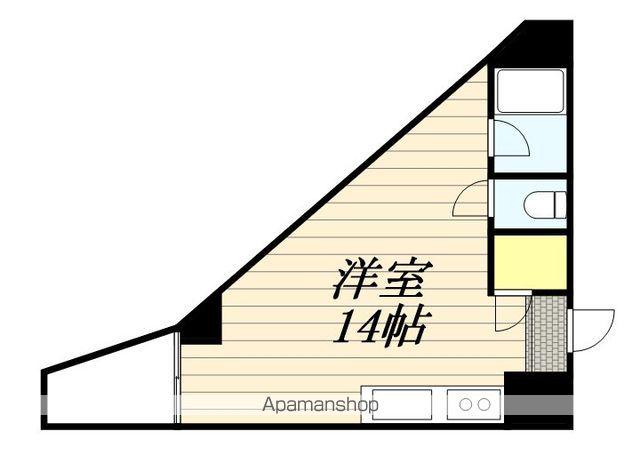 PICASSO(ワンルーム/2階)の間取り写真