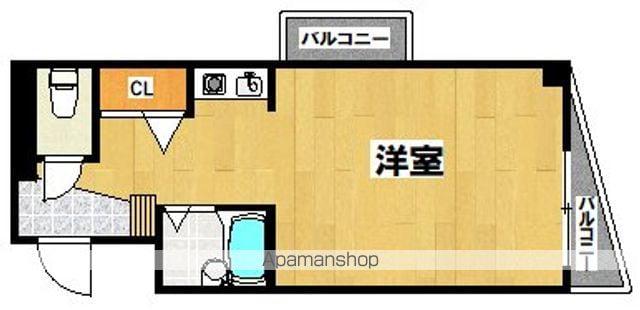 ラガールあびこ(1K/2階)の間取り写真