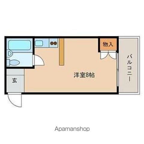 シティ鷺ノ森(ワンルーム/2階)の間取り写真
