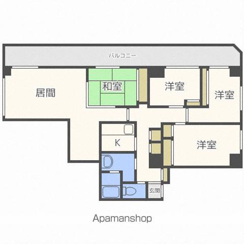 南3条グランドビル(4LDK/11階)の間取り写真