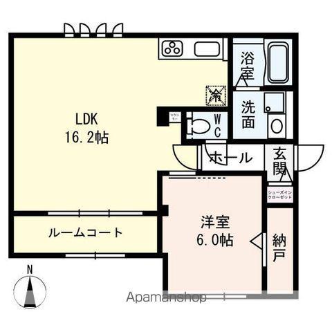 LA PRIMAVER(1LDK/1階)の間取り写真