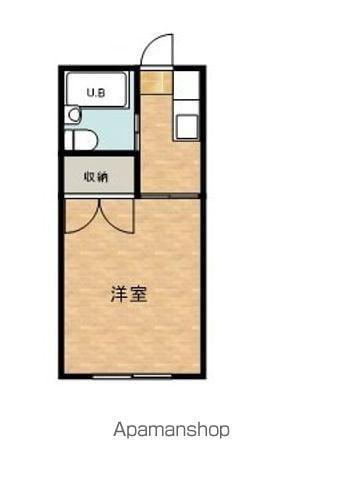 コーポラス軽井沢5(1K/1階)の間取り写真
