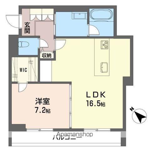 サントリナ(1LDK/2階)の間取り写真