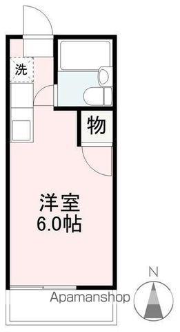 オリーブハイツ(1K/2階)の間取り写真