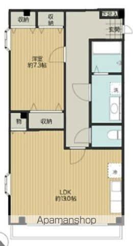 RR HIRANO(1LDK/3階)の間取り写真