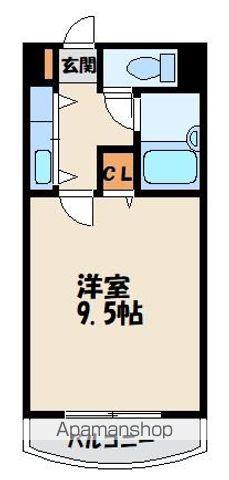 朝日プラザ香椎Ⅱステーションスクエア(ワンルーム/3階)の間取り写真