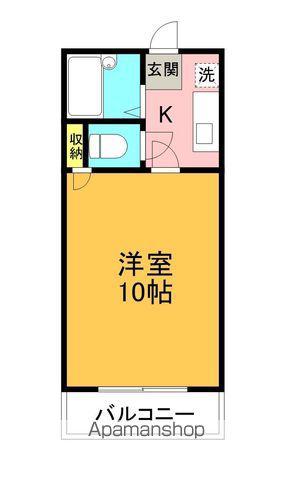 エスチュアリー64(1K/7階)の間取り写真