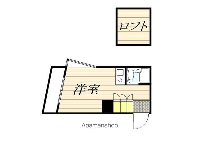 幕張マンション(ワンルーム/3階)の間取り写真