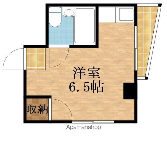 シカマハイツ(ワンルーム/5階)の間取り写真