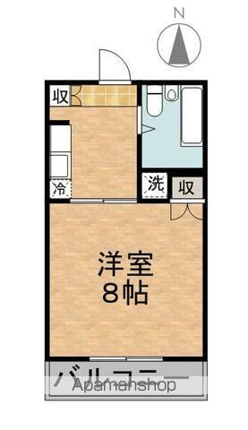 アネックス南俣(1K/3階)の間取り写真