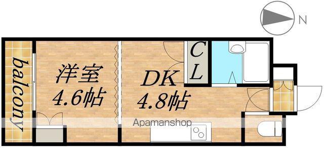 フォーライフ大通南(1DK/5階)の間取り写真