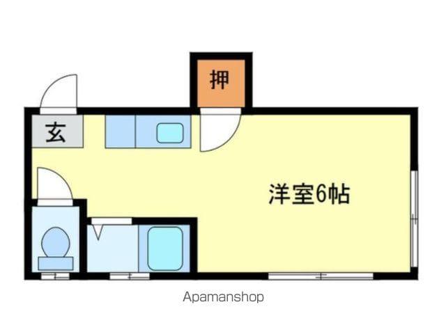 ひとえはいつ(ワンルーム/2階)の間取り写真