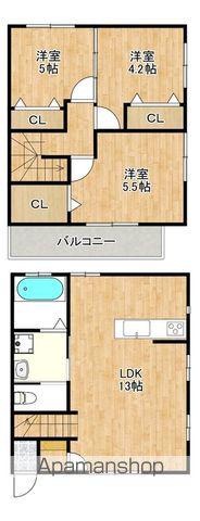 LA.LUCE(3LDK/1階)の間取り写真