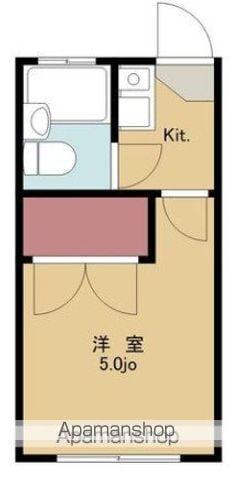 西武鉄道新宿線 沼袋駅 徒歩11分 2階建 築47年(1K/1階)の間取り写真