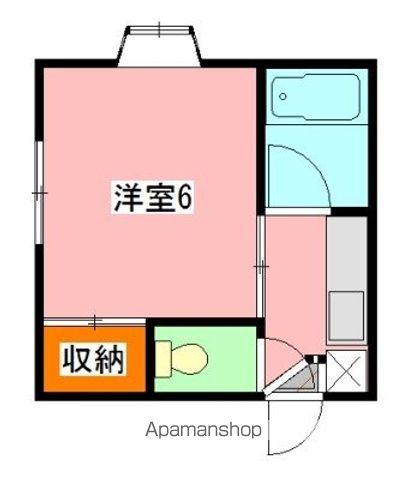 伊藤ビル(1K/3階)の間取り写真