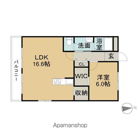 第五サンハイツ大森(1LDK/2階)の間取り写真