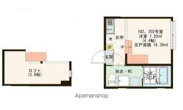 PETITMAISON ARBRE(ワンルーム/1階)の間取り写真