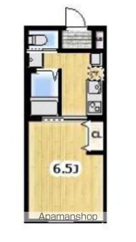 AMBITION野田(1K/3階)の間取り写真