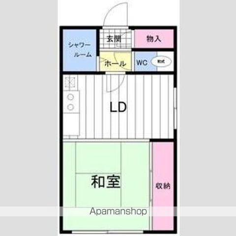 みかほマンション(1DK/3階)の間取り写真