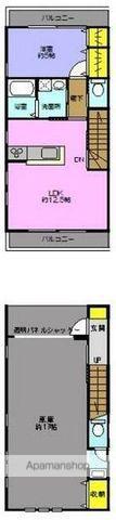 グレースレジデンスⅡ(1LDK)の間取り写真