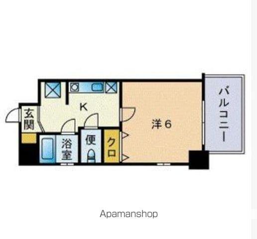 パインフィールドビル(1K/2階)の間取り写真