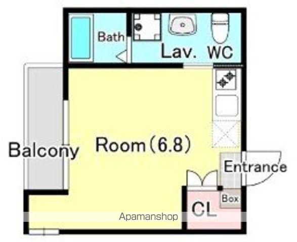 ガーデンパレス幕張本郷(ワンルーム/1階)の間取り写真