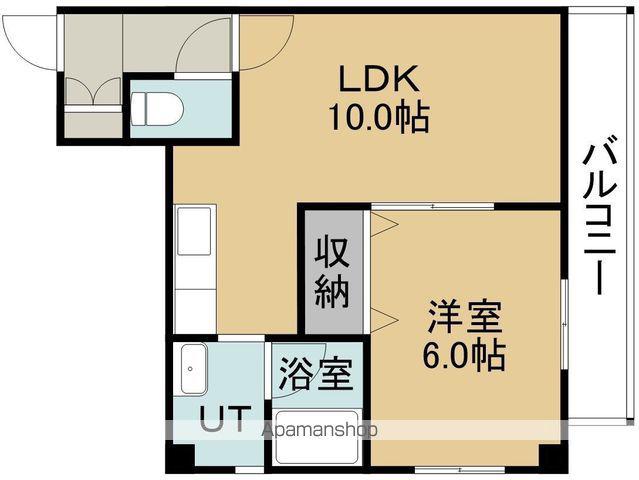 パークアヴェニュー(1LDK/4階)の間取り写真