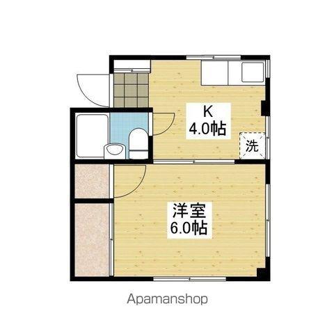 さくらハイツ(1K/3階)の間取り写真