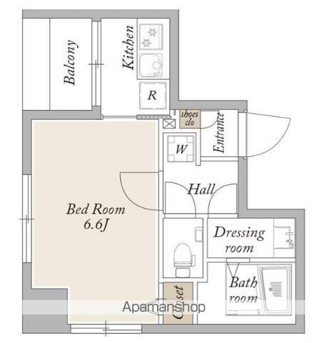 KDXレジデンス秋葉原2(1K/4階)の間取り写真