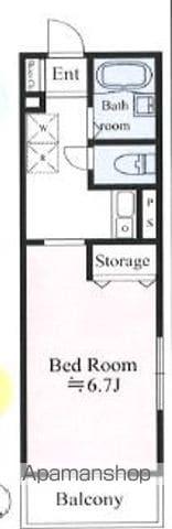 パルデンス本天沼(1K/2階)の間取り写真