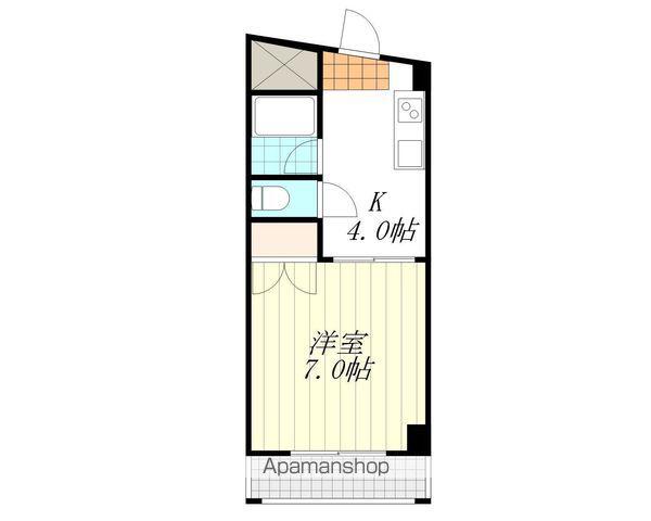 ΑNEXT福音寺(1K/3階)の間取り写真