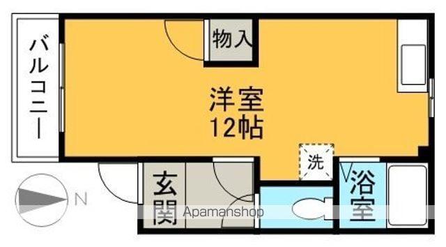 めぞんどまあや(ワンルーム/2階)の間取り写真