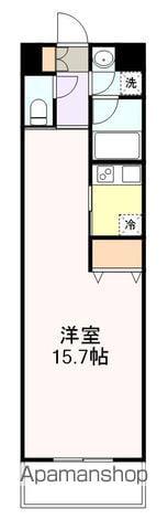 アレクシード晩翠通(1K/7階)の間取り写真