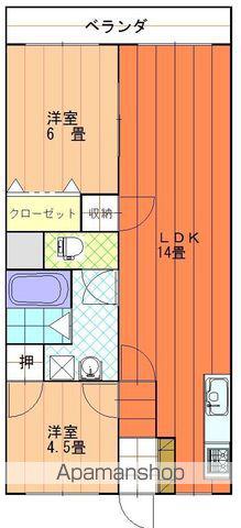 緑風館中央(2LDK/3階)の間取り写真