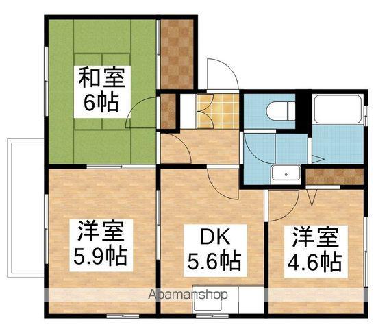 グリーンハイツ池ノ山(3K/2階)の間取り写真